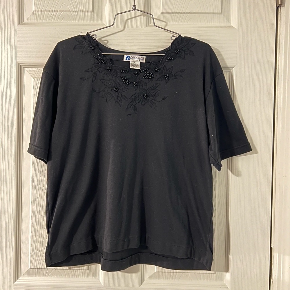 vintage embroidered top
